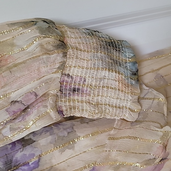 Anthropologie Forever That Girl V-Neck Lurex Mini Dress - Picture 7 of 14